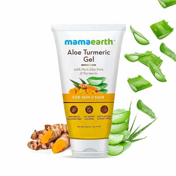 Mamaearth Aloe Turmeric Gel For Skin And Hair 150 Ml