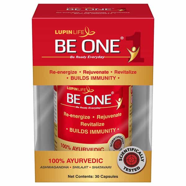 Be One Shilajit Ashwagandha Shatavari 100% Ayurvedic Bottle Of 30 Capsules
