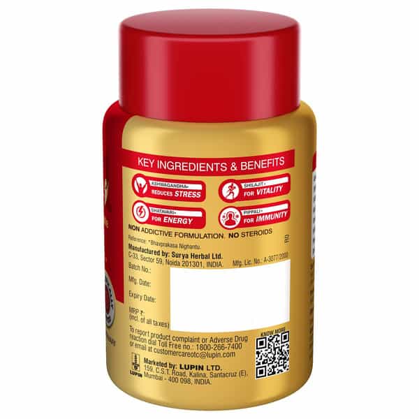 Be One Shilajit Ashwagandha Shatavari 100% Ayurvedic Bottle Of 30 Capsules
