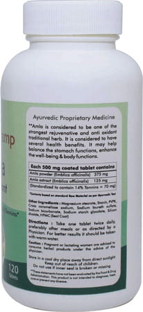 Ayur Champ Amla 120 Tablets- Pack Of 4
