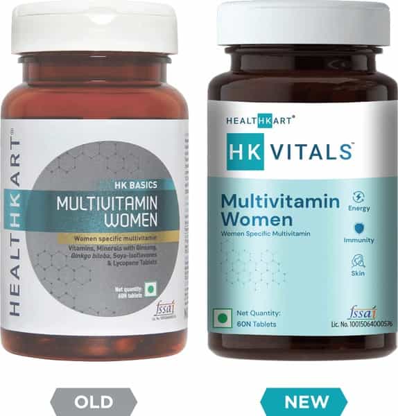 Healthkart Hk-Vitals Multivitamin Women Supplement 60 Tablets
