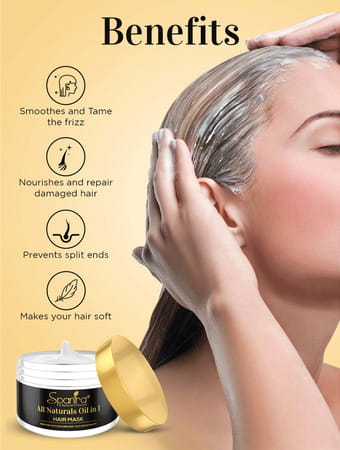 Spantra All Naturals Oil In 1 Hair Mask 250gm