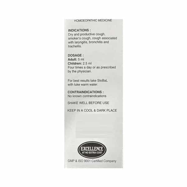 Sbl Stobal Cough Syrup 500 Ml