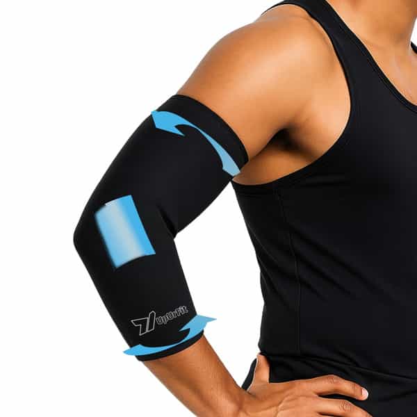 Upurfit Hot & Therapy Cold Compression Sleeve For Elbow | Shins 360 Wearable Icepack For Pain Relief