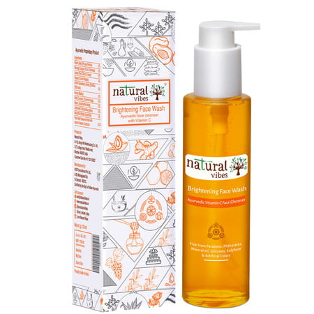 Natural Vibes Ayurvedic Vitamin C Brightening Face Wash 120 Ml