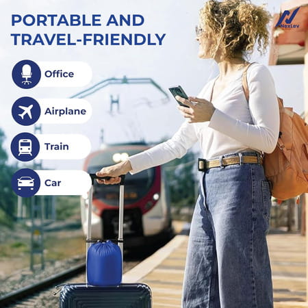 Nexlev Travel Neck Pillow Np-02 | Dark Grey