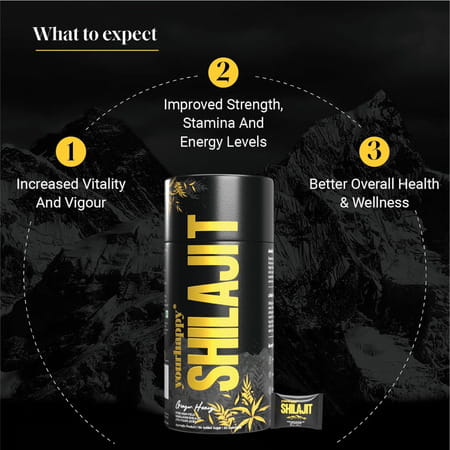 Yourhappylife Pure Himalayan Shilajit Gummies With 70% Fulvic Acid & 80 Plus Minerals - 60n