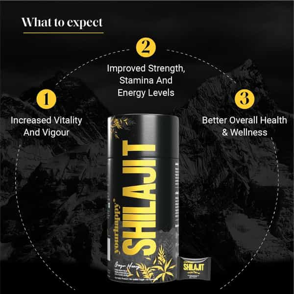 Yourhappylife Pure Himalayan Shilajit Gummies With 70% Fulvic Acid & 80 Plus Minerals - 60N