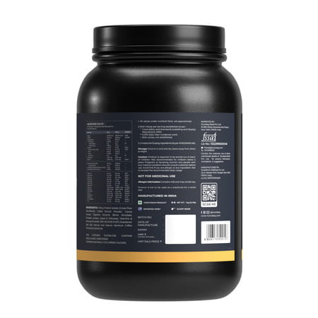 Nutrabay Gold 100% Whey Protein Isolate|26g Protein|Muscle Support & Recovery|Cold Coffee | 1 Kg