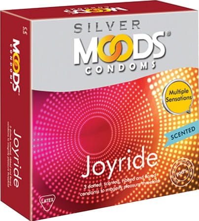 Moods Silver Joyride Condoms - 3's