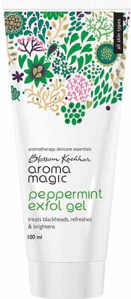 Aroma Magic Peppermint Exfol Gel- Treats Blackheads Refreshes & Brightens - 100Ml