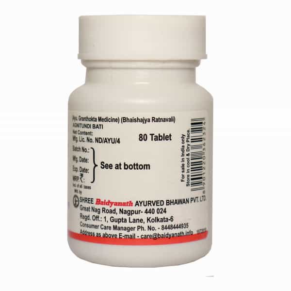 Baidyanath Asli Ayurved Agnitundi Bati (80 Tablet) Pack Of 2