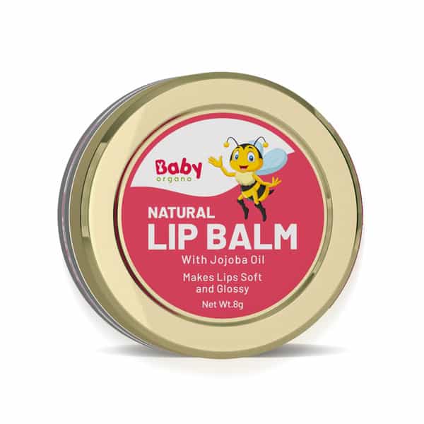 Babyorgano Organic Lip Balm With Strawberry Flavour For Baby - 8G