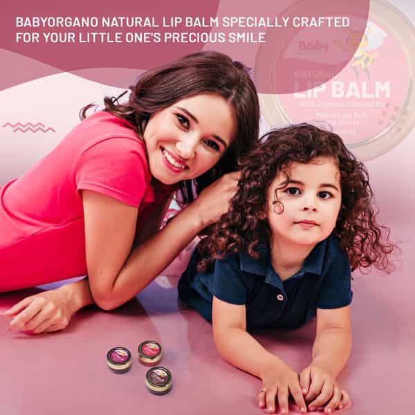 Babyorgano Organic Lip Balm With Strawberry Flavour For Baby - 8G