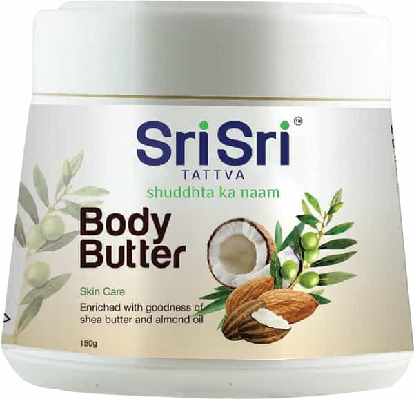 Sri Sri Tattva Body Butter - Enriched With Goodness Of Shea Butter & Almond Oil | 150 Gm
