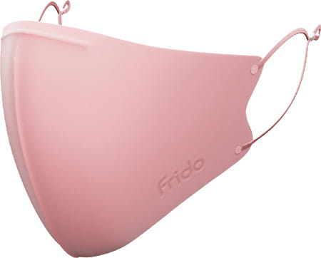 Frido Ultimate Pro Copper Mask|Pink|Nose Clip|Ear Loop Adjust|Washable|Imported|Small Size|Pack Of 1