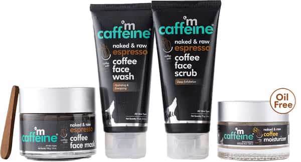 Mcaffeine Complete Espresso Coffee Deep Exfoliation Kit For Oil-Free Hydration