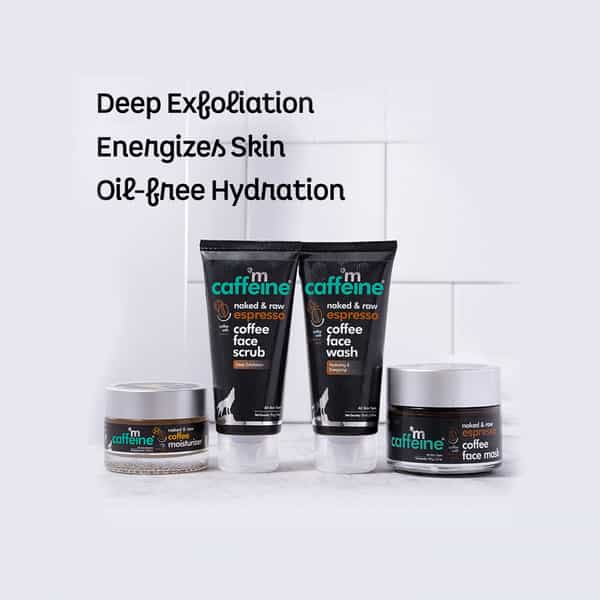 Mcaffeine Complete Espresso Coffee Deep Exfoliation Kit For Oil-Free Hydration