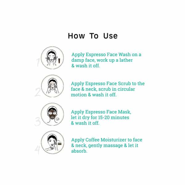 Mcaffeine Complete Espresso Coffee Deep Exfoliation Kit For Oil-Free Hydration