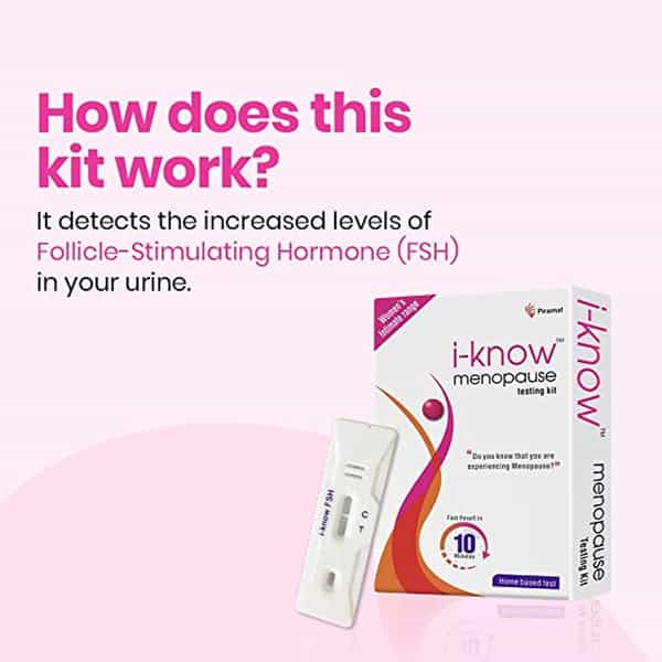 I-Know Menopause Testing Kit | Simple Home Based Urine Test | 3 Strips X Pack Of 2