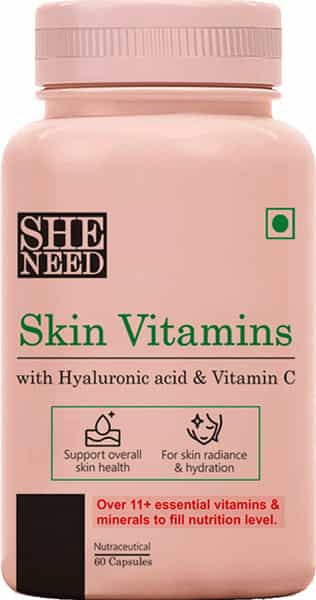 Sheneed Skin Supplement With 11+Nutrients - 60 Capsules
