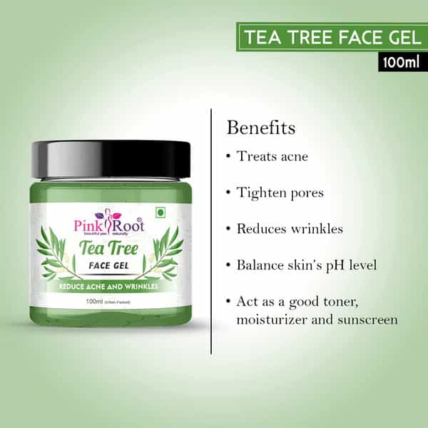 Pink Root Tea Tree Face Gel 100Ml