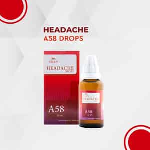 Allen Laboratories A58 Headache Drops 30 Ml