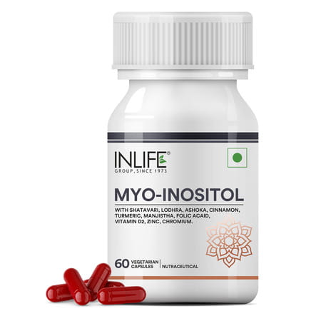 Inlife Pcos Supplements For Women | Pcos Balance Capsule | Hormonal Balance - 60 Vegetarian Capsules