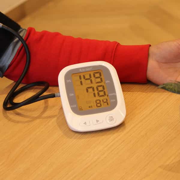 Dr. Odin Blood Pressure Monitor | Large Lcd Display|Voice Function|2 User|Usb Type-C | White Jn-163B