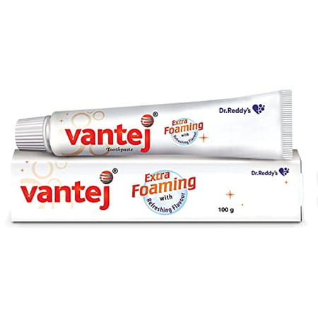 Vantej Extra Foaming With Refreshing Flavour Toothpaste 100gm (Pack Of 24)