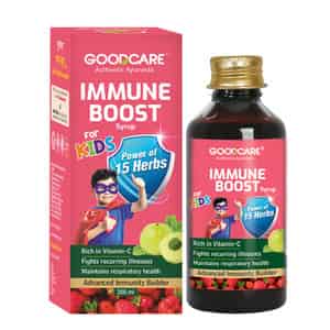 Goodcare Immune Boost Syrup 200ml By Baidyanath | 15 Ayurvedic Herbs | Immunity & Growth