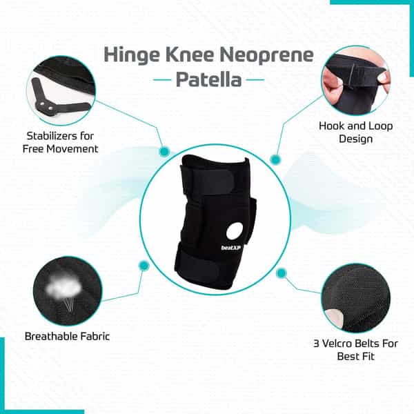 Beatxp By Pristyn Care Knee Patella Support For Men | Sports | Fitness | Training (Single Pair-Xl)