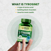Himalayan Organics L Tyrosine 500 Mg | Cognitive Health Support | Bottle | 120 Veg Capsules