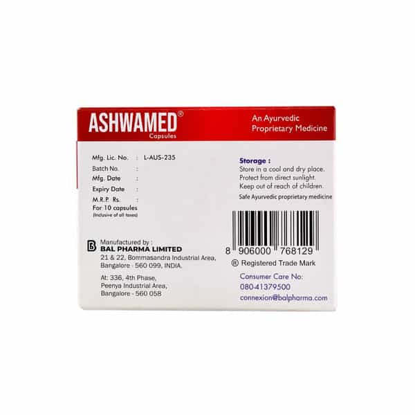 Ashwamed Capsules For Energy | Stamina | Immunity | Fortify Male Fertility | 10 Capsule (Pack Of 10)