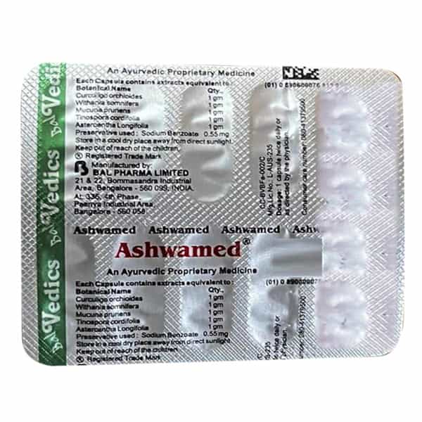 Ashwamed Capsule - Restores Male Virility - 10 X 10