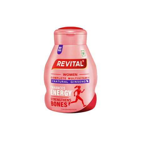 Revital Women Complete Multivitamin | With Natural Ginseng | 60 Tablets