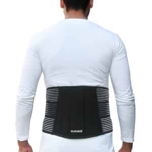 Truhabit Lumbar Sacral Belt (medium) Back Pain Belt For Back Pain Relief Women Men