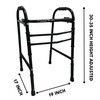 Guardian Walking Walker For Patients | Foldable Walker | Black