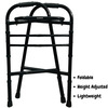 Guardian Walking Walker For Patients | Foldable Walker | Black