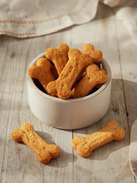 Paw Joy Dog Chicken Flavour Real Chicken Biscuit For All Life Stages Dog | 1Kg (Buy 1 Get 1 Free)