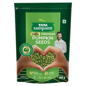Tata Sampann Premium Pumpkin Seeds| Resealable Pack| 200g