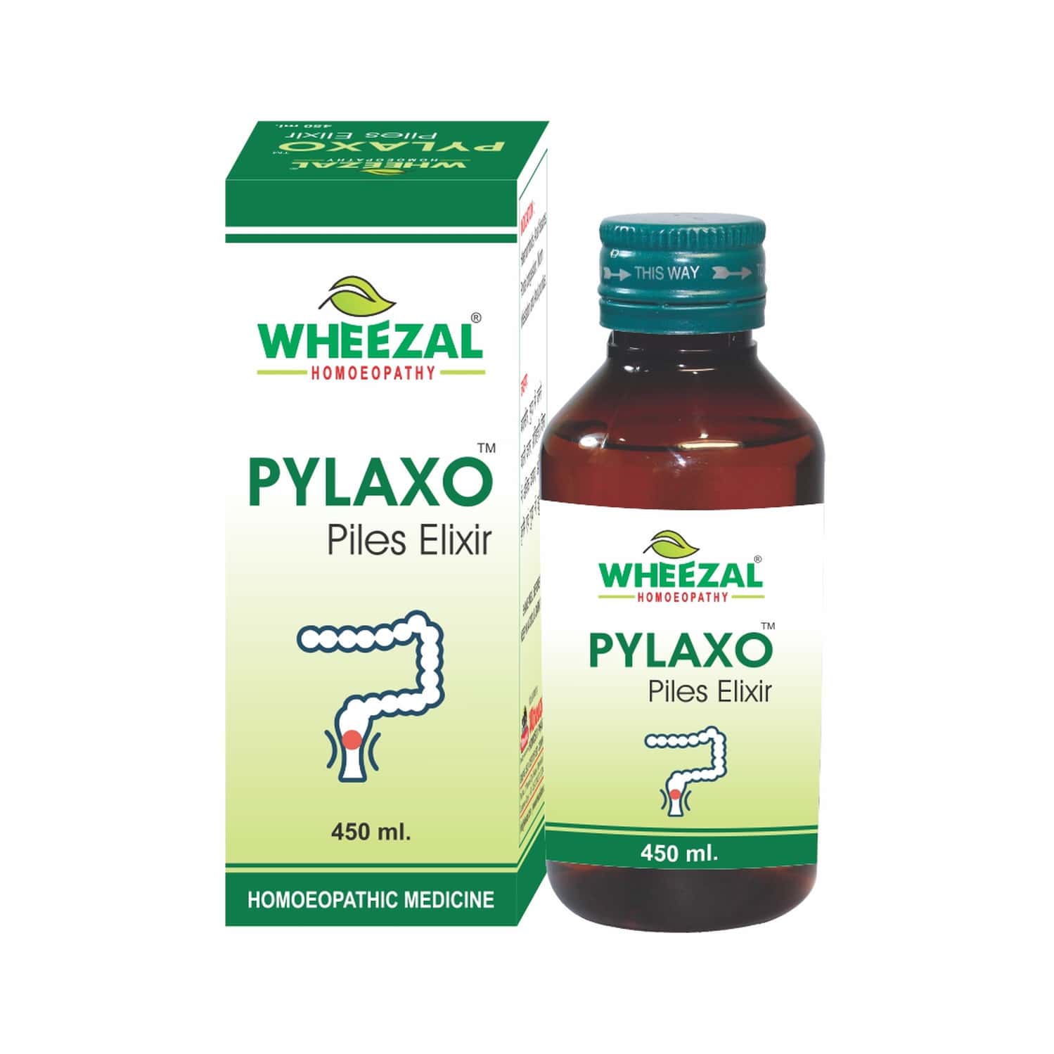 Wheezal Pylaxo Piles Elixir 450 Ml