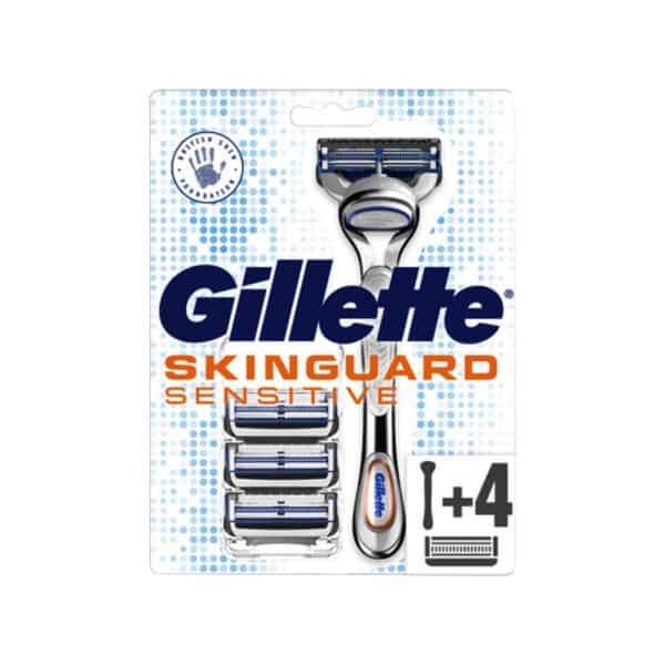 Gillette Skinguard Shaving Razor Kit Pack Of 4