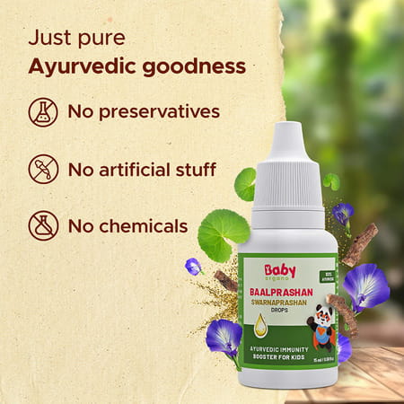Baalprashan Swarnaprashan Ayurvedic Immunity Booster - 15ml