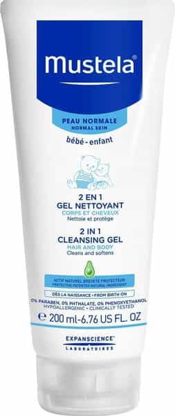 Mustela 2 In 1 Cleansing Gel -200Ml