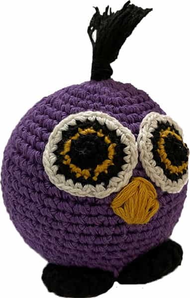 Captain Zack Crochet Owl Dog Toy