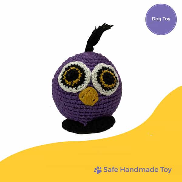 Captain Zack Crochet Owl Dog Toy