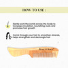 Beautisoul Organic Neem Wood Comb With Handle | Kachi Neem Wood Comb Set For Women | Kangi For Hair