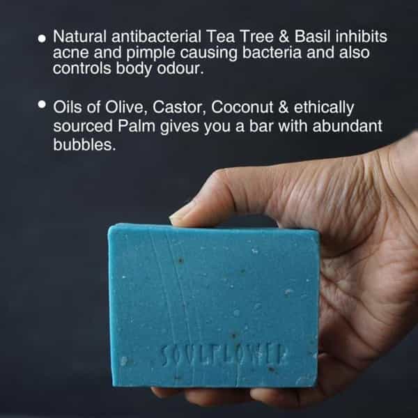 Soulflower Pure Tea Tree Soap 150Gm