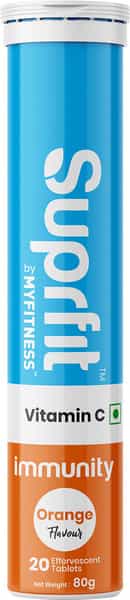 Suprfit Effervescent Tablets- Immunity 20 Tablets Tube